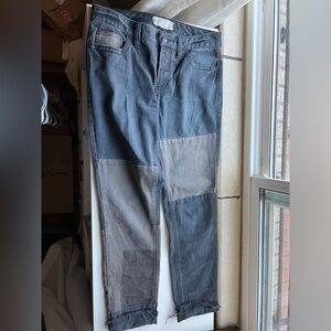 Free People Jeans Size 28 Patchy Jeans
